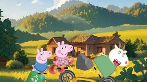 小猪拔河故事_小猪佩奇动画片拔河_小猪佩奇拔河手机游戏下载
