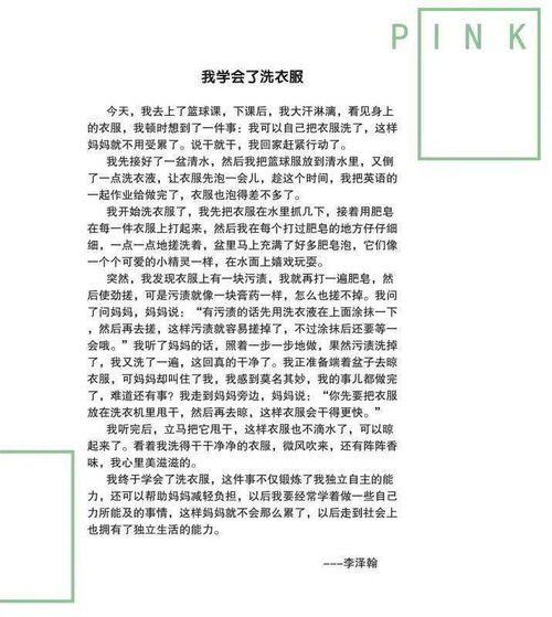 家务劳动作文,家务劳动，成长的必修课(图6)