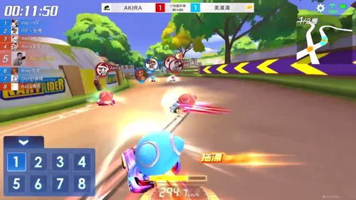 跑跑卡丁车比赛视频,速度与激情的视觉盛宴(图1)