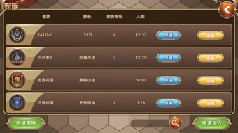 家族系统游戏,打造虚拟世界的家族荣耀(图18) 家族系统游戏,打造虚拟世界的家族荣耀(图18)