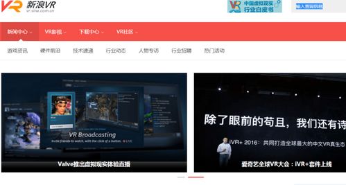 新浪vr游戏,引领虚拟现实娱乐新潮流(图1)