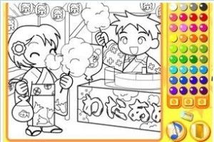 儿童添色游戏,激发创造力与审美能力的艺术之旅”(图1)