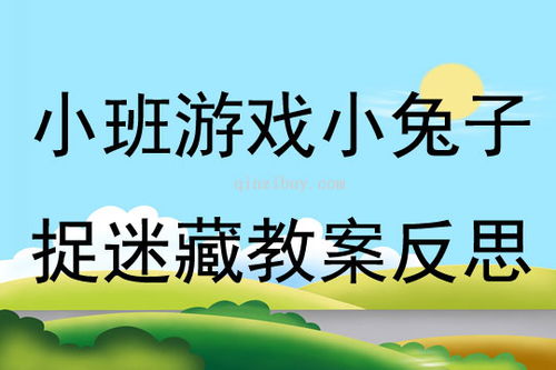 小班游戏捉迷藏,小班捉迷藏游戏促进幼儿全面发展(图2) 小班游戏捉迷藏,小班捉迷藏游戏促进幼儿全面发展(图2)