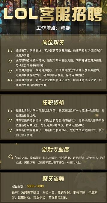 招聘游戏玩家,线上线下多岗位等你来挑战(图1) 招聘游戏玩家,线上线下多岗位等你来挑战(图1)
