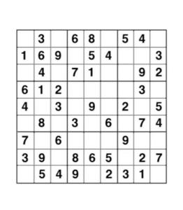 数独类游戏(图3) 数独类游戏(图3)