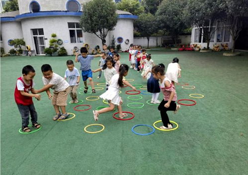 幼儿呼啦圈游戏,快乐成长(图1) 幼儿呼啦圈游戏,快乐成长(图1)