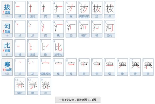 横笔画游戏,探寻汉字之美(图2) 横笔画游戏,探寻汉字之美(图2)