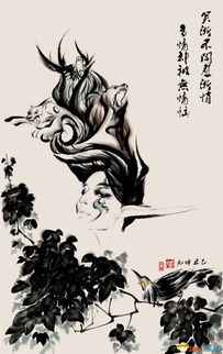 水墨游戏国画,游戏国画的魅力之旅(图1)