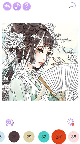 涂色游戏少女,色彩斑斓的童年回忆(图3) 涂色游戏少女,色彩斑斓的童年回忆(图3)